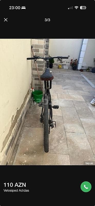 zaqatala velosiped: Velosiped – “Adidas” dizaynlı, dağ/şəhər tipli hardtail. Texniki — 3