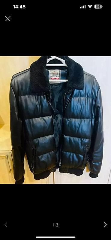 Kurtkalar: Kurtka, Dəri, Qış, M — 1