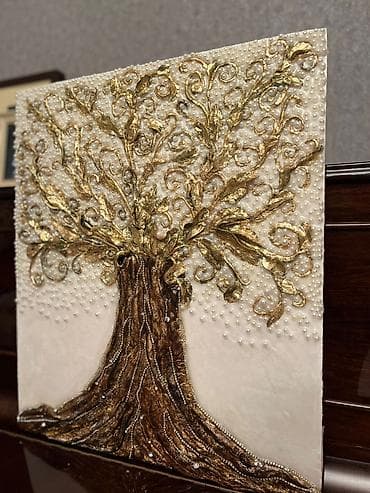 Картины и портреты: Картина ручная работазаливка эпоксидной смолой украшена стразами и — 3