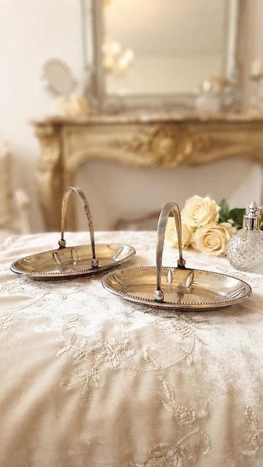 Дом и сад: Vintage üslubda 2 ədəd metal limon qabı. Xüsusiyyətlər: - Material — 1