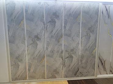 Mərmər naxışlı dekorativ divar panelləri - Material: PVC/kompozit