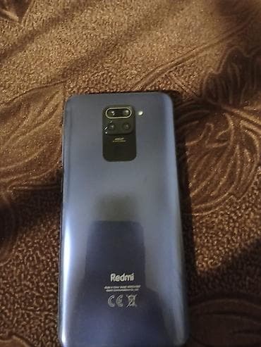 islenmis notebook satisi: Redmi Note 9, 64 GB, rəng - Göy, Barmaq izi, Face ID — 1