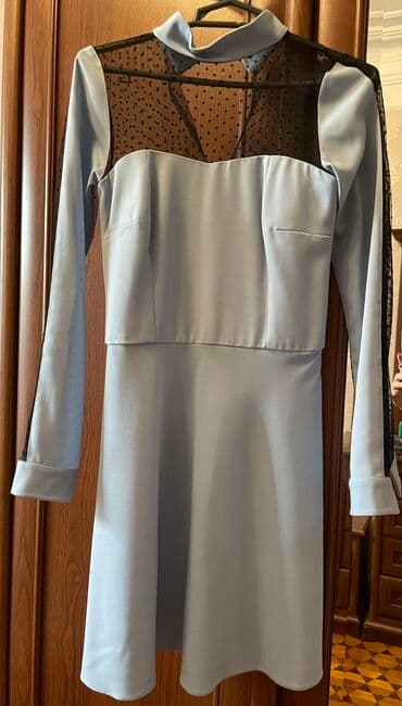 Ziyafet paltarı mavi reng 36 beden 1 defe geyınılıb moda evınde lalafo.az -da Ziyafet paltarı mavi reng 36 beden 1 defe geyınılıb moda evınde