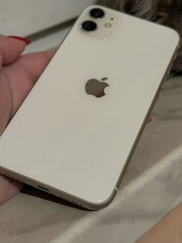 IPhone 11, 64 GB, Ağ, Face ID