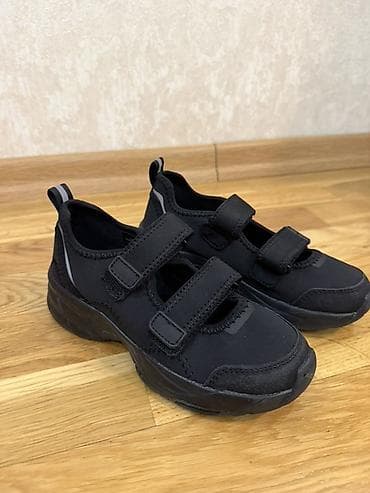 Детская обувь: Цвет - Черный Кроссовки, Размер: 30, Унисекс — 1