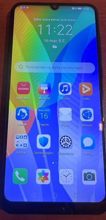 masa ustu kompüter: Huawei Y6p, 64 GB, rəng - Qara, Barmaq izi — 3