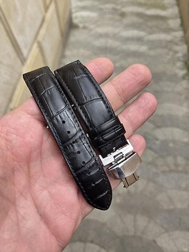 dəri saat kəmərləri: Məhsul: Saat üçün dəri kayış + qatlanan klips - Material: Genuıne — 1