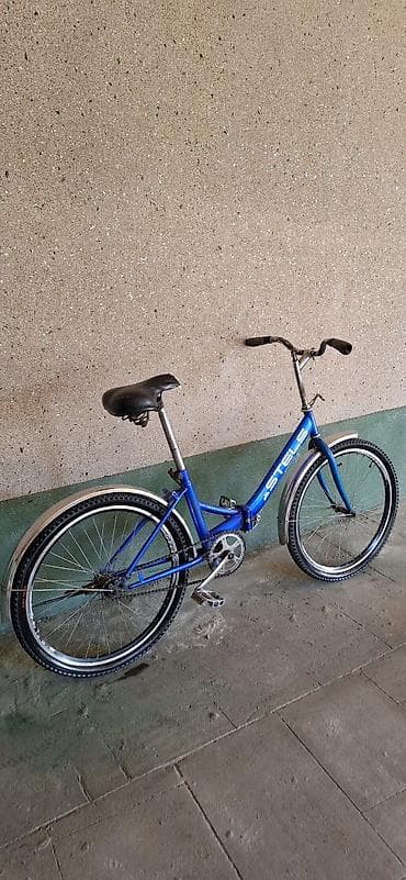 birkartla velosiped: Şəhər velosipedi Stels, 24", sürətlərin sayı: 1 — 3