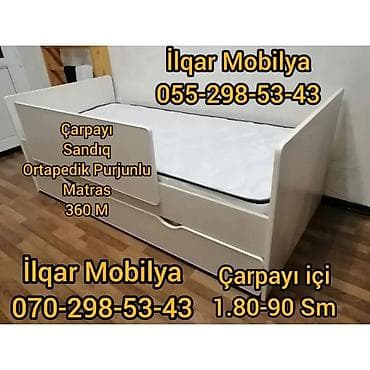 ucuz krafat: Oğlan üçün, Yeni, Çarpayı, Bazasız, Matrassız, Siyirməsiz — 4