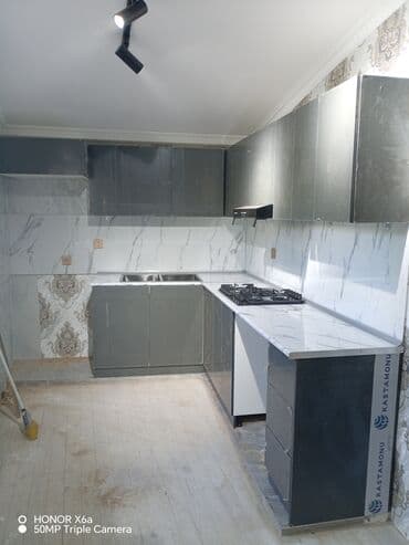 Sifarişlə mətbəx dəsti, Özü çəkən petlələr, Mat laminat, Kredit var, Rayonlara çatdırılma, Pulsuz çatdırılma