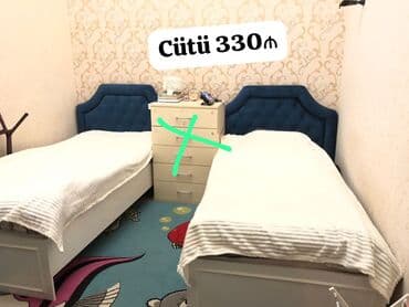 İşlənmiş, Təknəfərlik çarpayı, Bazasız, Matrassız, Siyirməsiz