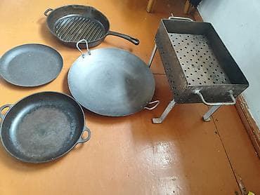 mini manqal: Tava, Çuqun — 1