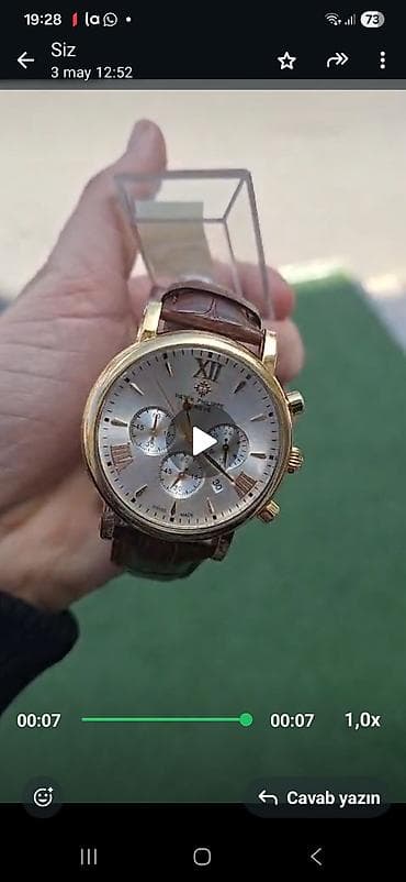 saatı: Qol saatı, Patek Phillipe, rəng - Qızılı — 2
