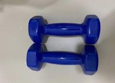 Другое для спорта и отдыха: Резиновые Гантели, Вес: 2 кг, Б/у — 2