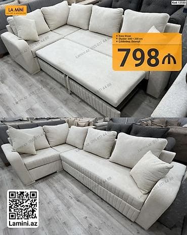 ofis divan: Künc divan – La Mini - Model kodu: 12550 - Ölçülər: 300 × 200 sm - — 1