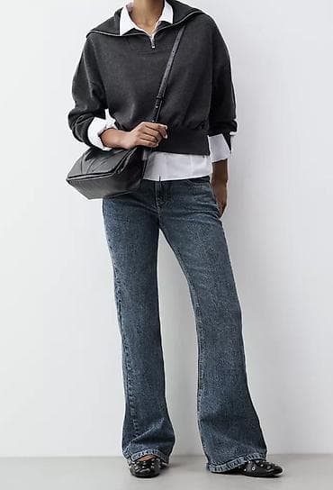 Yenidir, geyinilməyib. Etiketli. Qadın flare kəsimli LEFTİES markalı — 1