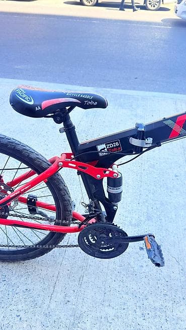 İdman və hobbi: Toba qatlanan mtb velosipedi - Əyləclər: ön disk əyləc, arxa — 2