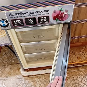 soyducular: 2 qapılı Midea Soyuducu Satılır, rəng - Gümüşü — 3