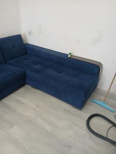 perla mebel divan: Künc divan, İşlənmiş, Açılan, Bazalı, Vеlur parça, Çatdırılma yoxdur — 1