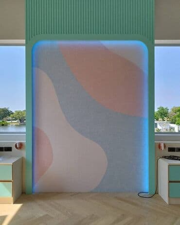 qonaq otagi aboylari 2020: Dekorativ səthlər üçün xüsusi toxumalı divar kağızı. Müxtəlif rəng və — 6