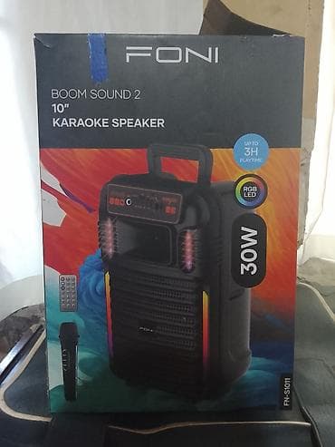 vozol 6 k: FONI Boom Sound 2 – 10" Karaoke Səsgücləndiricisi - Güc: 30W - 10 — 1