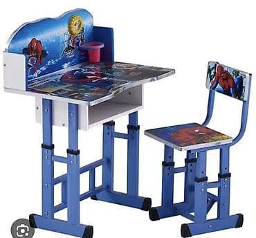 Uşaq üçün masa–stul dəsti – “Hörümçək Adam” temalı - Dəst: 1 yazı