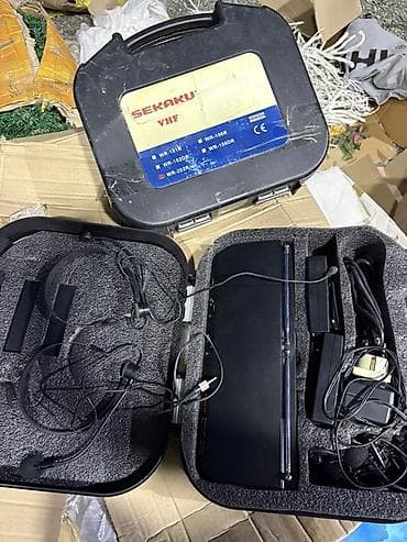 SEKAKU VHF simsiz mikrofon sistemi – daşınma çantasında tam komplekt