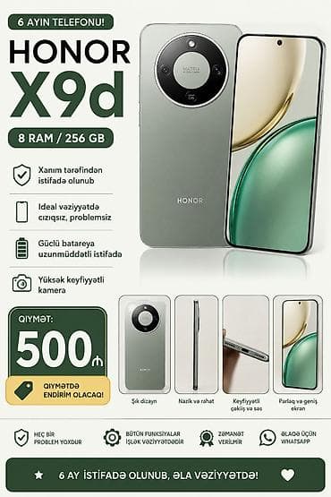 afon 6: Honor X9d, 256 GB, rəng - Yaşıl — 3