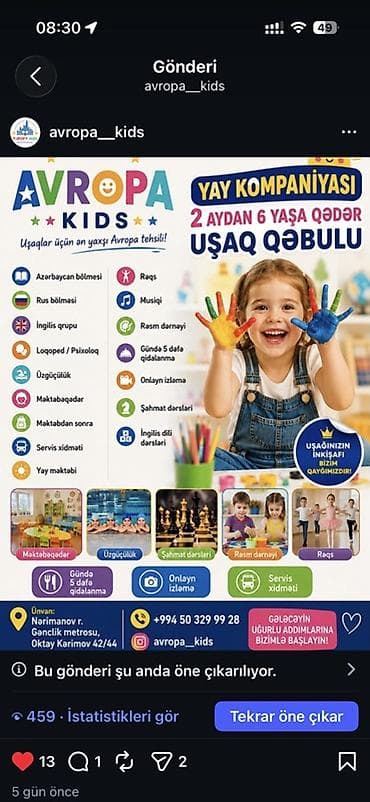 https:promo.bizon.az: Məktəbəqədər və ibtidai sinif hazırlığı, Rus dili, Əyani — 1