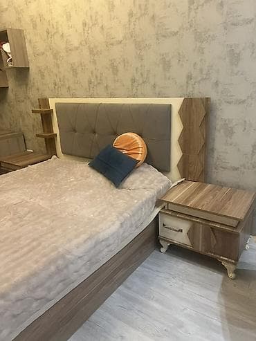 Ev üçün mebel: Yataq otağı mebel dəsti Yaxşı vəziyyətdə yataq otağı mebeli satılır — 3