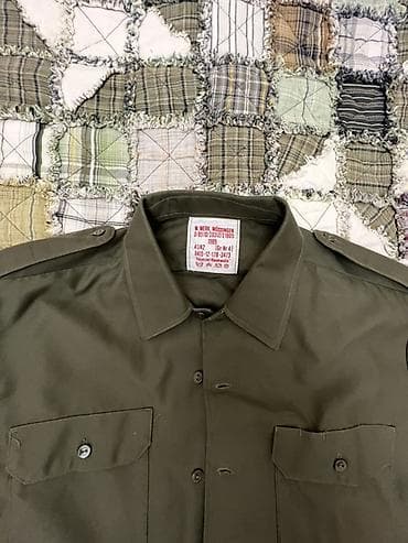 Рубашки: Мужская рубашка, цвет - Зеленый — 3