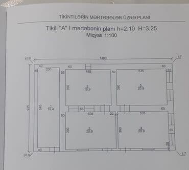 gədəbəy ev: 4 otaqlı, 120 kv. m, Kredit yoxdur, Orta təmir — 14