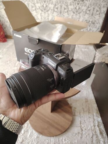 canon satilir: Canon EOS RP + RF 24-105mm lens dəsti Çox az işlenb elebele təzədən — 6