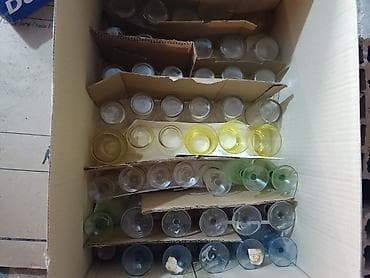 kofe qablari: Stəkanlar, Şüşə — 5