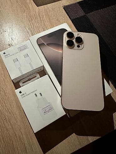 iphone 14 plus ikinci el: IPhone 16 Pro Max, 256 GB, Desert Titanium, Face ID — 2