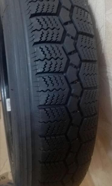 Tək ehtiyat təkər və dəmir disk komplekti. - Ölçü: T125/80 R15