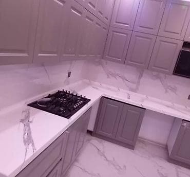 > *Mətbəx dəzgahını baha alma!* > Tökmə mərmər dəzgah üstü — — 7