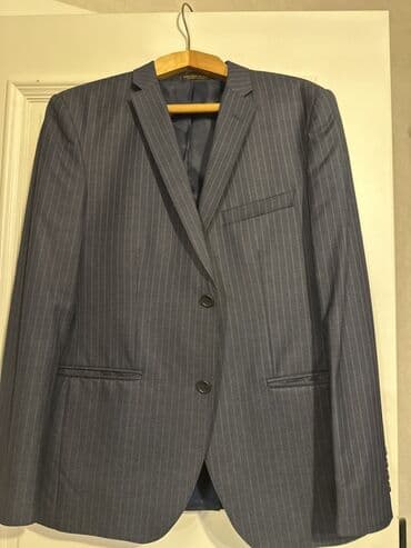 göy rəngli kişi tolstovkaları: Kostyum, Demisezon, Milano, 2XL, rəng - Mavi — 2