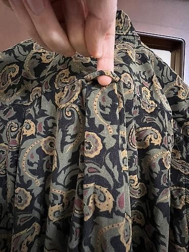 Рубашки: Paisley naxışlı köynək - Model: kişi üçün düyməli, uzunqol - — 4