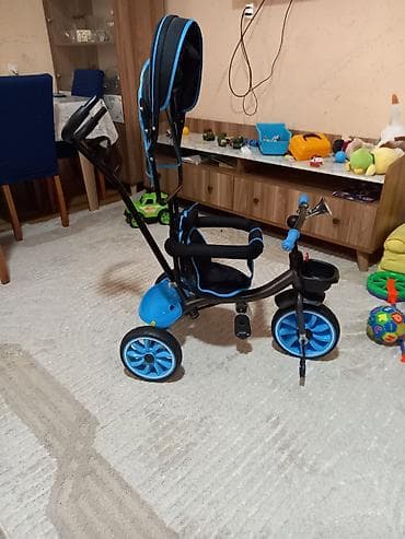 velosiped ustası: Uşaq üçtəkərli velosiped – itələmə tutacaqlı model 2-3 dəfə sürülüb — 3