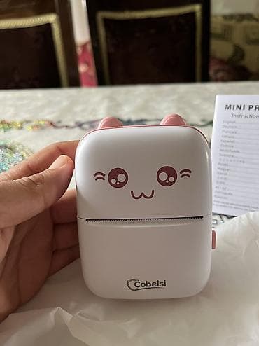 yeni modem: C9 Portativ Mini Termal Printer Simsiz BT 200Dpi Foto Etiket və s — 6