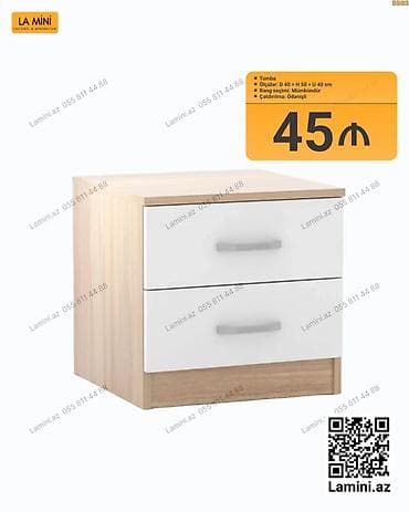 5 10 taxtalar: Tumba – La Mini - Ölçülər: dərəinlik 40 sm × hündürlük 50 sm × en 40 — 1