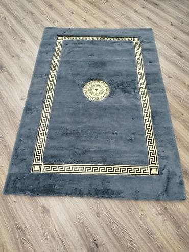 Yorğanlar, adyallar: Qızıl naxışlı yumşaq xalça - Dizayn: Ortasında dairəvi medalyon və — 6