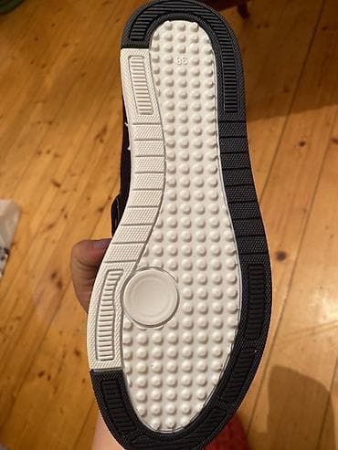 Детская обувь: Uşaq üçün kanvas boat ayaqqabısı – 3 Pommes brendi - Rəng: tünd göy — 1