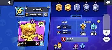 qizil sikke: Brawl Stars hesabı – geniş kolleksiya və nadir skinlər - Ümumi — 9