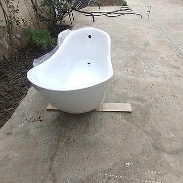 divar dekoru: Məhsul: Azaddayanan (freestanding) akril vanna - Dizayn: Asimmetrik — 5