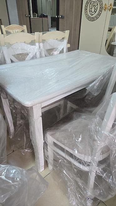 metbext moyka: Mətbəx üçün, Açılmayan, Dördbucaq masa, 6 stul — 3