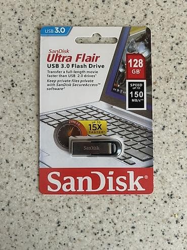 mac pro: Flash kart Sandisk, 128 GB, USB 3.0 — 1
