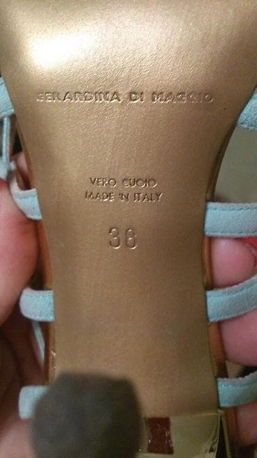 sandalet: Босоножки Италия кожаные размер 38 один раз на свадьбу обувала — 5
