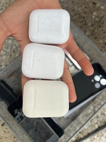 sensor telefon: AirPods tipli simsiz qulaqcıq üçün 3 ədəd şarj qutusu Xüsusiyyətlər — 3